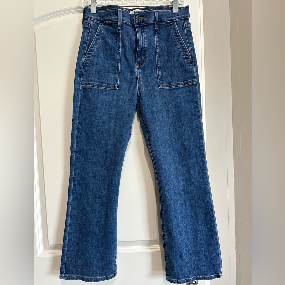 LOFT Blue Flare & Wide Leg Jeans
